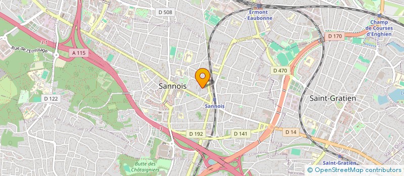 localisation de l'entreprise MONCOACHFORMATEUR  SANNOIS