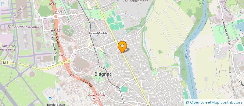 localisation de l'entreprise MONCOMA à BLAGNAC