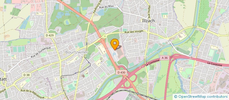 localisation de l'entreprise MONCONTROLETECHNIQUE.FR DE MULHOUSE à MULHOUSE