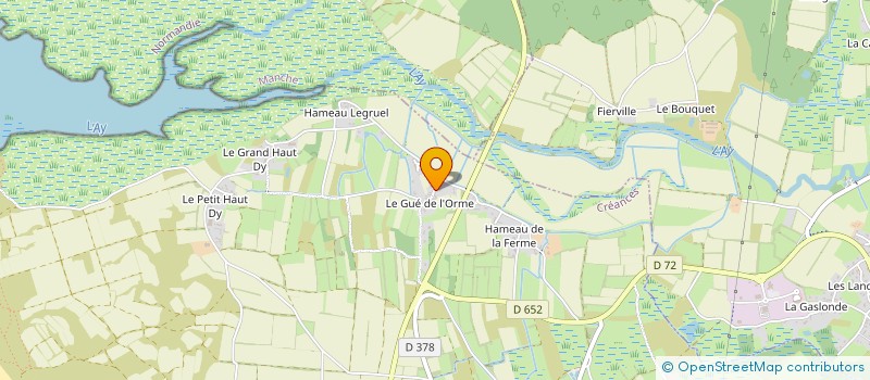 localisation de l'entreprise MONCOQ à CREANCES