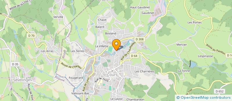localisation de l'entreprise MONCORGE INDUSTRIE à COURS