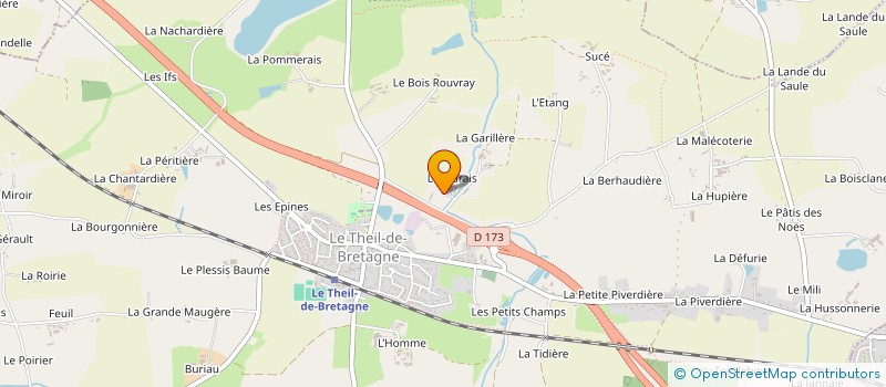 localisation de l'entreprise MONCORPS CHRISTIAN à RETIERS
