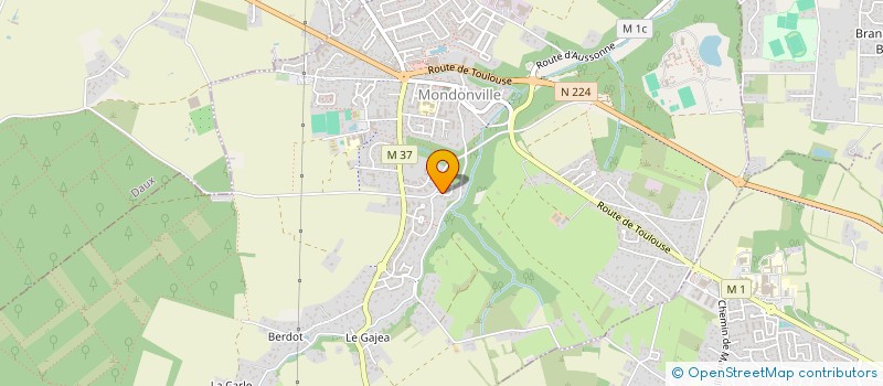 localisation de l'entreprise MOND'EN FETE - COMITE DES FETES DE MONDONVILLE  MONDONVILLE