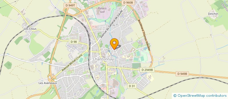 localisation de l'entreprise MOND'EVASION à CHANTONNAY