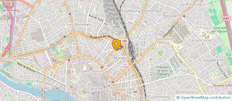 localisation de l'entreprise MONDA  TOULOUSE
