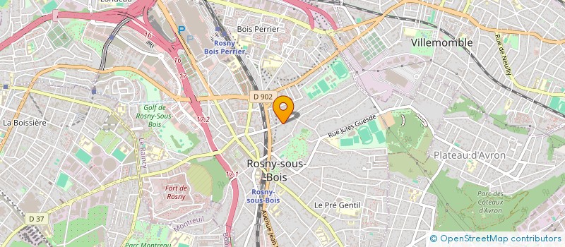 localisation de l'entreprise MONDA SA SCI à ROSNY-SOUS-BOIS