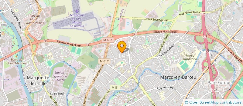 localisation de l'entreprise MONDAF à LILLE