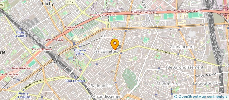 localisation de l'entreprise MONDAINE BUREAUTIQUE à PARIS