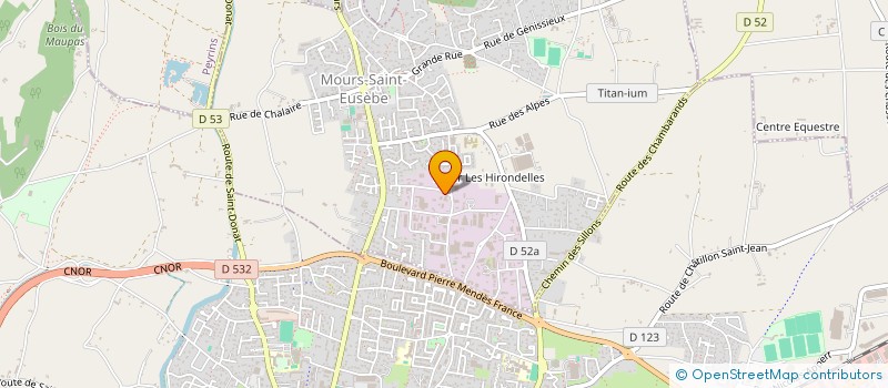 localisation de l'entreprise MONDAJO  MOURS-SAINT-EUSEBE