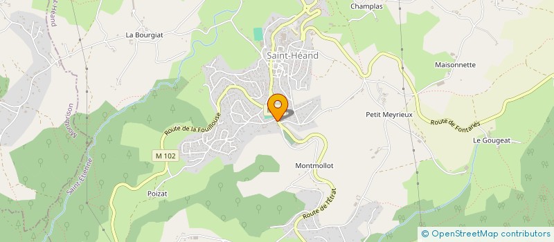 localisation de l'entreprise MONDALLIANCE  SAINT-HEAND