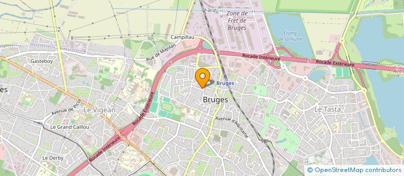 localisation de l'entreprise MONDAN  BRUGES