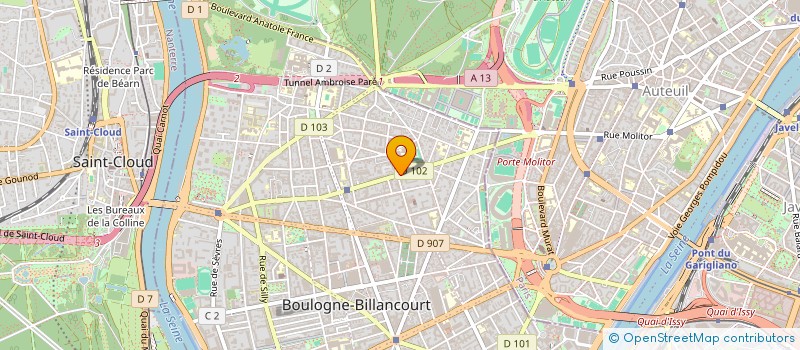 localisation de l'entreprise MONDAPART à BOULOGNE-BILLANCOURT