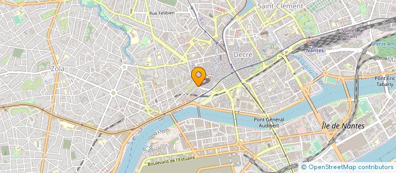 localisation de l'entreprise MONDAR à NANTES