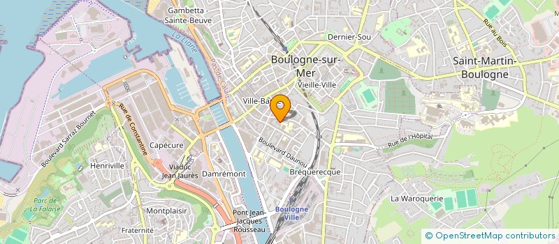 localisation de l'entreprise MONDATAIRE AUDITION à BOULOGNE SUR MER