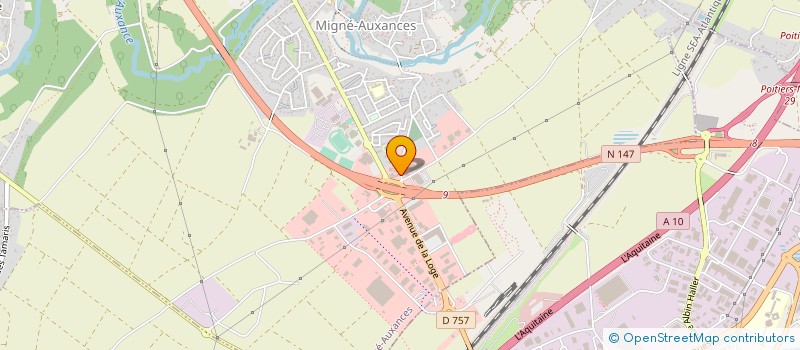 localisation de l'entreprise MONDAUTO à MIGNE-AUXANCES