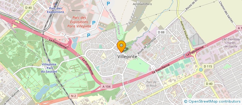 localisation de l'entreprise MONDE A THEMES à VILLEPINTE