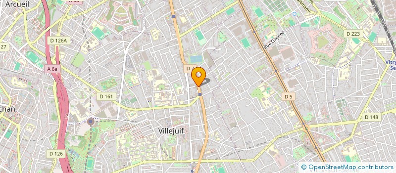 localisation de l'entreprise MONDE DE LA PROPRETE  VILLEJUIF