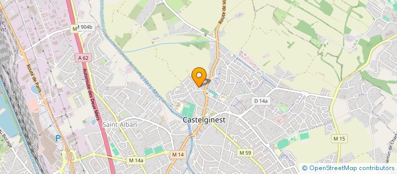 localisation de l'entreprise MONDE DE VADROUILLEURS  CASTELGINEST