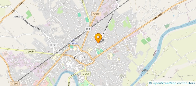 localisation de l'entreprise MONDE DU BIEN ETRE  GAILLAC