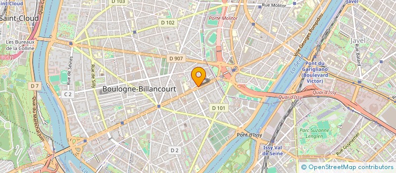 localisation de l'entreprise MONDE DU BRESIL BOULOGNE à BOULOGNE-BILLANCOURT