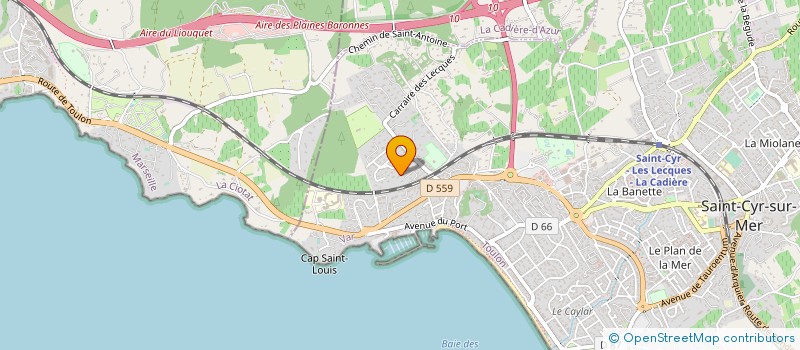 localisation de l'entreprise MONDE DU MEUBLE à SAINT-CYR-SUR-MER