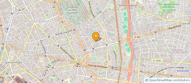 localisation de l'entreprise MONDE EN MARCHE  PARIS