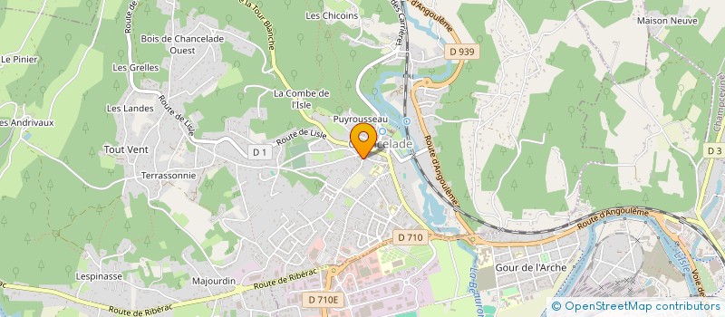 localisation de l'entreprise MONDE ET BONHEUR  CHANCELADE