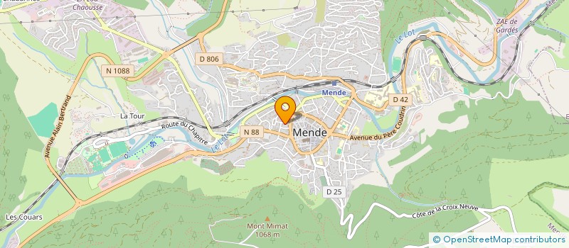 localisation de l'entreprise MONDE ET CULTURES à MENDE