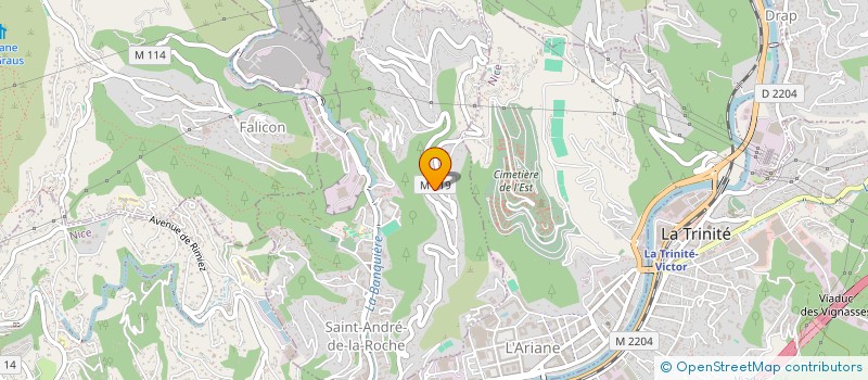 localisation de l'entreprise MONDE MOTO EDITIONS  SAINT-ANDRE-DE-LA-ROCHE