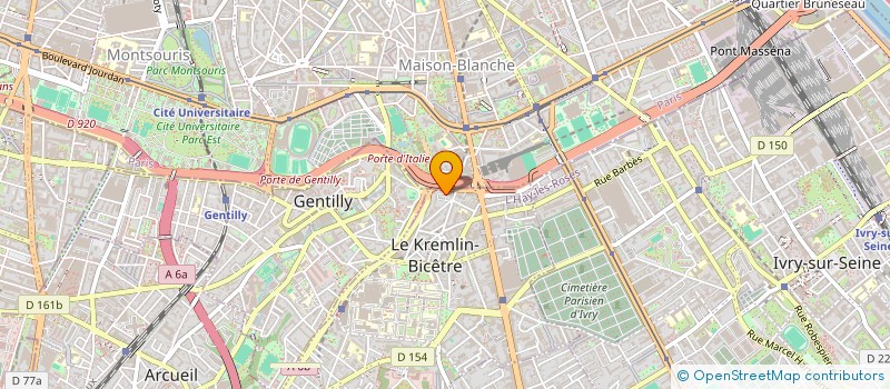 localisation de l'entreprise MONDE NOUVEAU SOLIDAIRE  KREMLIN BICETRE