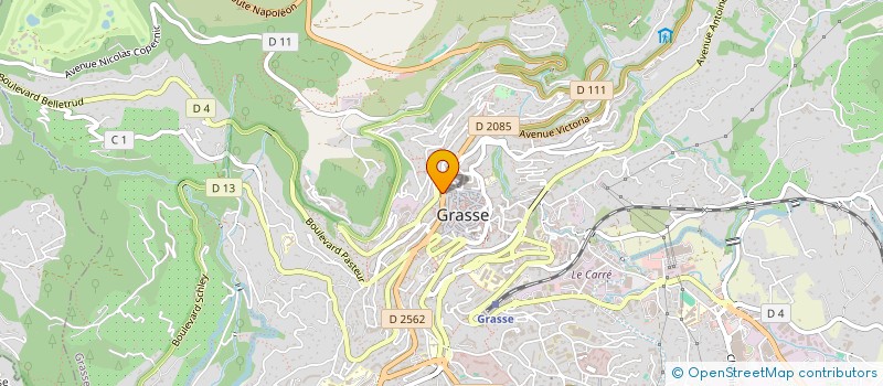 localisation de l'entreprise MONDE OPTIQUE à GRASSE