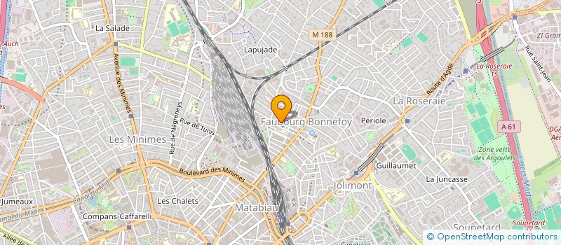 localisation de l'entreprise MONDE TRUELLE  TOULOUSE