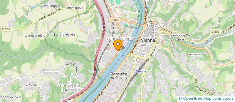 localisation de l'entreprise MONDE UNI  SAINTE-COLOMBE