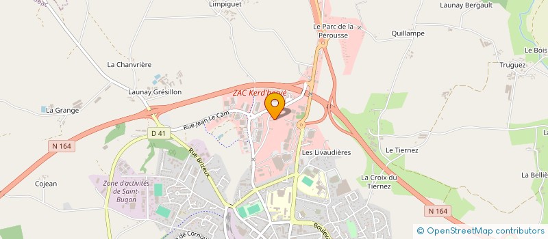 localisation de l'entreprise MONDE VIRTUEL LOUDEAC à LOUDEAC