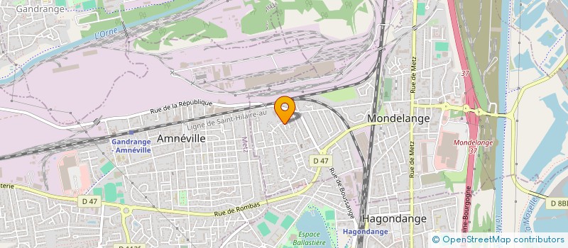 localisation de l'entreprise MONDELANGE CREE TON AVENIR  MONDELANGE