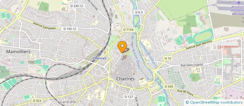 localisation de l'entreprise MONDERMA COSMETIQUES à CHARTRES
