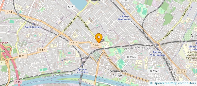 localisation de l'entreprise MONDESIR CONSEIL SOCIAL  EPINAY-SUR-SEINE