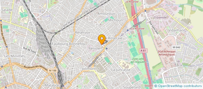 localisation de l'entreprise MONDET KEVIN - LEONARDI LAURA à TOULOUSE