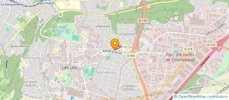 localisation de l'entreprise MONDETOUR  ORSAY