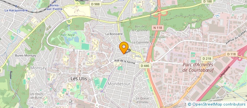 localisation de l'entreprise MONDETOUR  ORSAY