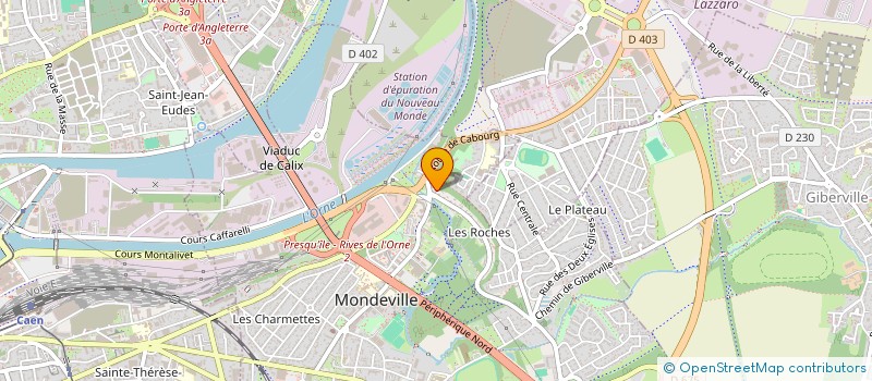 localisation de l'entreprise MONDEVILLE à MONDEVILLE