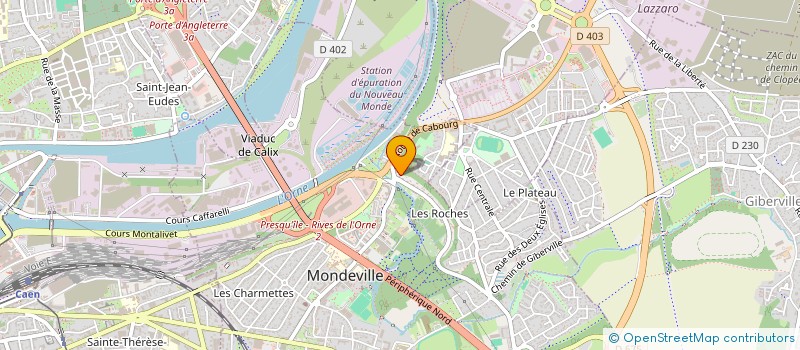 localisation de l'entreprise MONDEVILLE DRIVE à MONDEVILLE