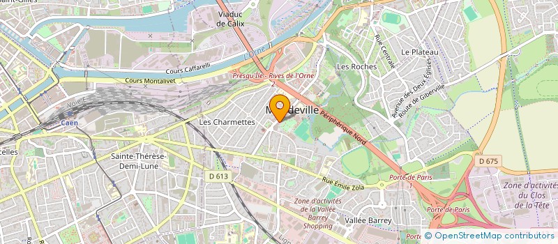 localisation de l'entreprise MONDEVILLE PETANQUE  MONDEVILLE