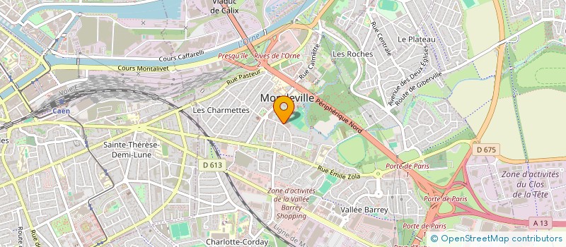 localisation de l'entreprise MONDEVILLE TENNIS DE TABLE  MONDEVILLE