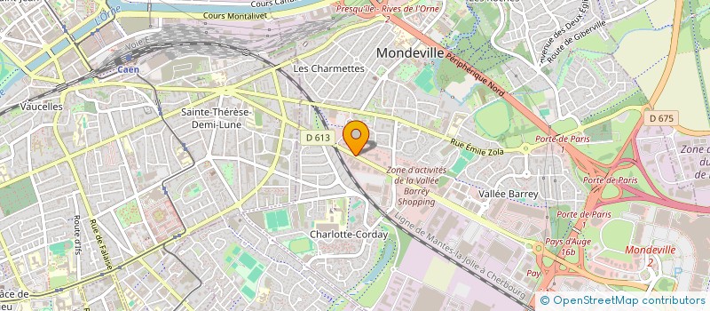 localisation de l'entreprise MONDEVILLECO à MONDEVILLE
