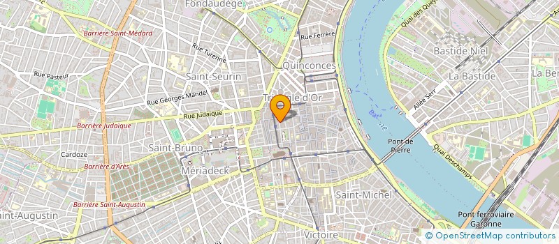 localisation de l'entreprise MONDEVINS à BORDEAUX