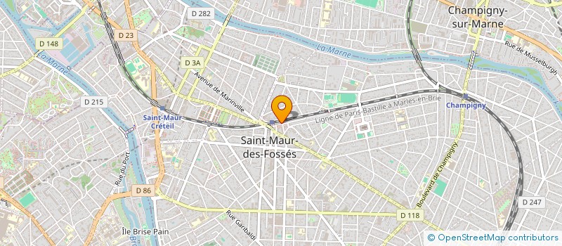 localisation de l'entreprise MONDI EVENTS à SAINT-MAUR-DES-FOSSES