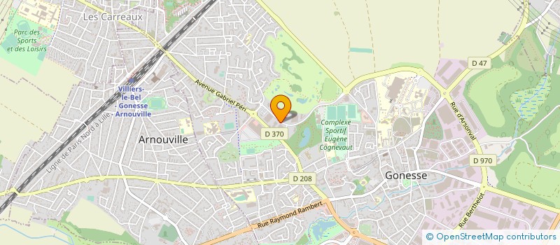 localisation de l'entreprise MONDIA SAC  GONESSE