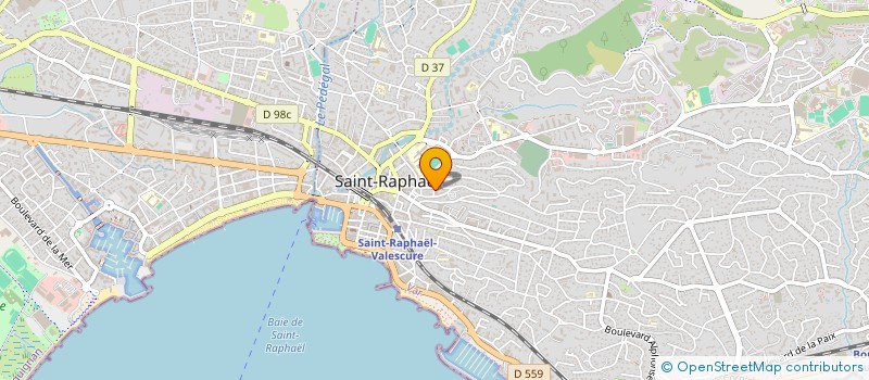 localisation de l'entreprise MONDIABOIS  SAINT-RAPHAEL