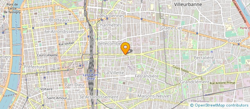 localisation de l'entreprise MONDIACOMS  LYON